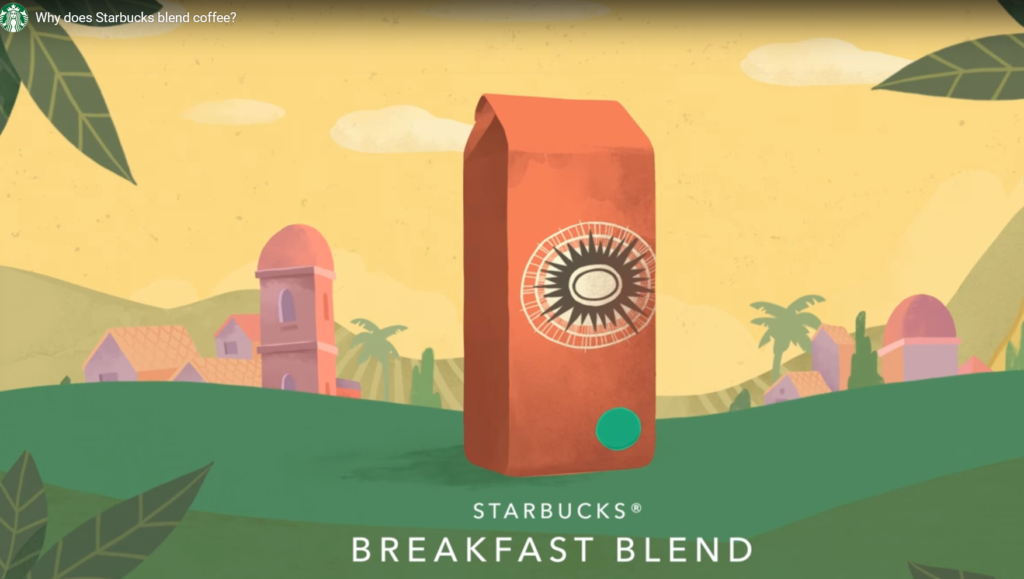 Video content example from Starbucks